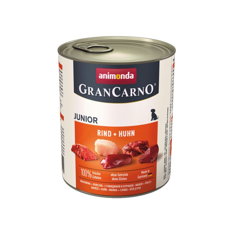 ANIMONDA GranCarno Junior wołowina i kurczak 800g 6x 800g