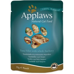APPLAWS Cat Tuńczyk z anchois i wodorostami w bulionie 12x 70g
