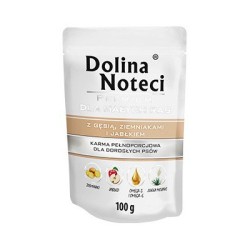 DOLINA NOTECI Premium Małe Rasy - Gęś z ziemniakami i jabłkiem (saszetka) 24x 100g