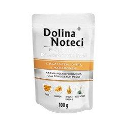 DOLINA NOTECI Premium Małe Rasy - Bażant z dynią i makaronem (saszetka) 12x 100g