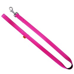 DINGO Smycz pojedyncza Energy - różowa 2cm x 120cm