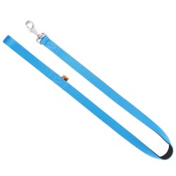 DINGO Smycz pojedyncza Extra Energy  - niebieska 2cm x 120cm