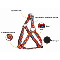 DINGO Szelki Fred Winnetou - niebieskie Rozm. 70