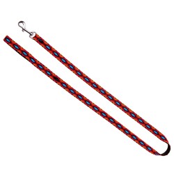 DINGO Smycz pojedyncza Winnetou - czarna 2cm x 130cm