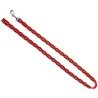 DINGO Smycz pojedyncza Winnetou - czerwona 1,6cm x 130cm