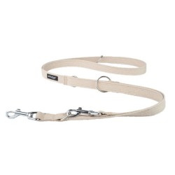 AMIPLAY Smycz regulowana 6 in 1 Cotton - Beżowa S