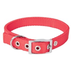 DINGO Obroża Extra z taśmy - czerwona 2,5cm x 60cm (40-52cm)