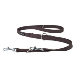 AMIPLAY Smycz regulowana 6 in 1 Cotton - Brązowa XL