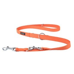 AMIPLAY Smycz regulowana 6 in 1 Cotton - Pomarańczowa M