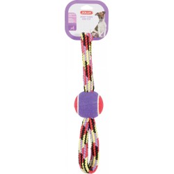 ZOLUX Zabawka ze sznura z piłką tenisową - ósemka 36 cm