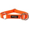 AMIPLAY Obroża półzaciskowa Cotton - Pomarańczowa M (26-40 cm x 2 cm)