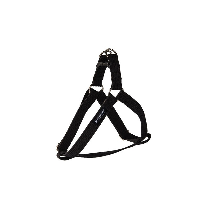 AMIPLAY Szelki regulowane Cotton - Czarne S