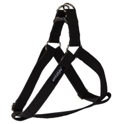 AMIPLAY Szelki regulowane Cotton - Czarne L