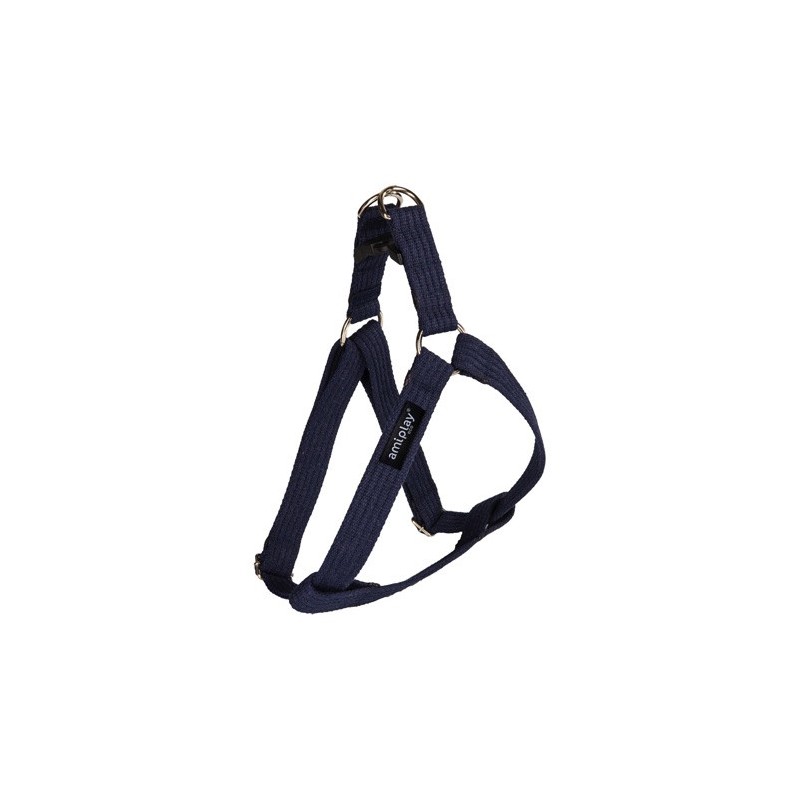 AMIPLAY Szelki regulowane Cotton - Granatowe L