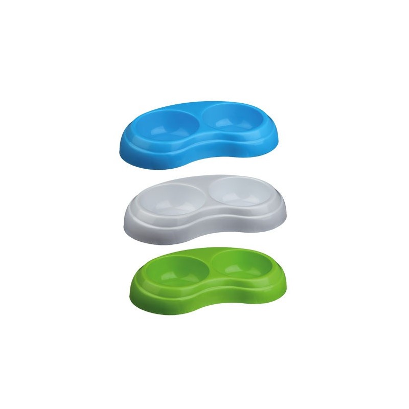 TRIXIE Miska podwójna 2 x 0,2 l/⌀ 10 cm