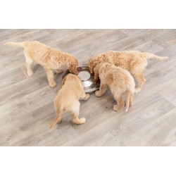 TRIXIE Miska metalowa dla szczeniąt 1,4l (⌀29cm)