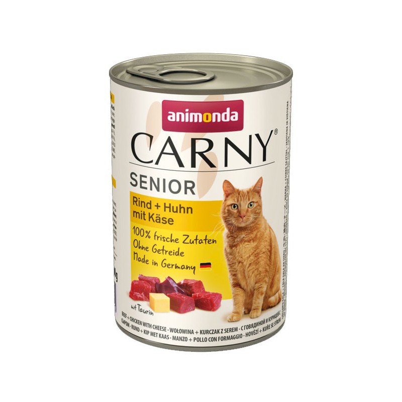 ANIMONDA Carny Senior - Wołowina, kurczak z żółtym serem 400g 400g