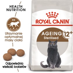 ROYAL CANIN Ageing Sterilised 12+ karma sucha dla kotów dojrzałych, sterylizowanych 400g