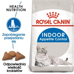 ROYAL CANIN Indoor Appetite Control karma sucha dla kotów dorosłych, przebywających wyłącznie w domu, domagających się jedzenia 