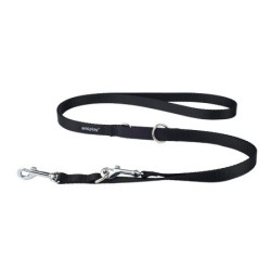 AMIPLAY Smycz regulowana 6 in 1 Basic - Czarna XL
