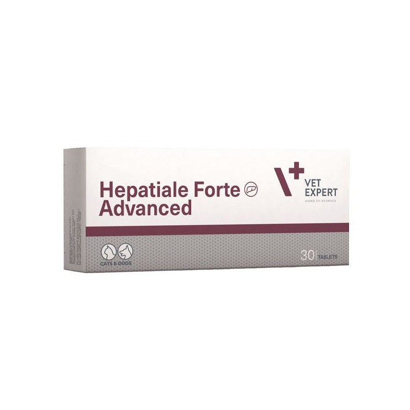 VETEXPERT Hepatiale Forte Advanced - dla psów i kotów 30 tab.
