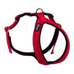 AMIPLAY Szelki regulowane Grand Soft Cotton - Czerwone L