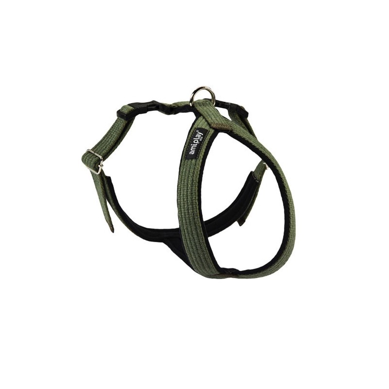 AMIPLAY Szelki regulowane Grand Soft Cotton - Khaki XL