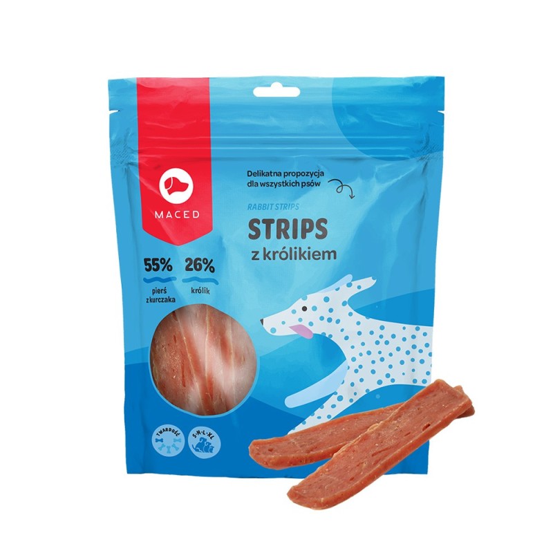 MACED Strips z królikiem 500g