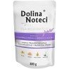 DOLINA NOTECI Premium Małe Rasy Junior - wątróbka z królika, ozory z jelenia (saszetka) 12x 100g