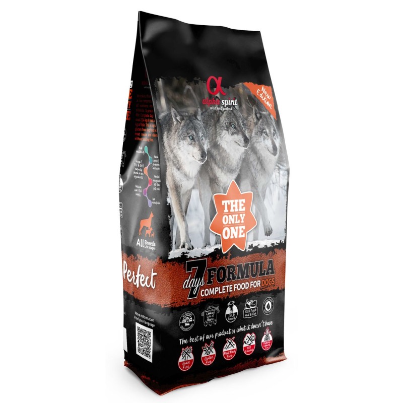 ALPHA SPIRIT Hypoallergenic Weekly Menu - 7 Days Formula 12kg