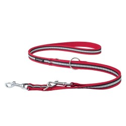 AMIPLAY Smycz regulowana 6 in 1 Cotton Shine  - Czerwona M