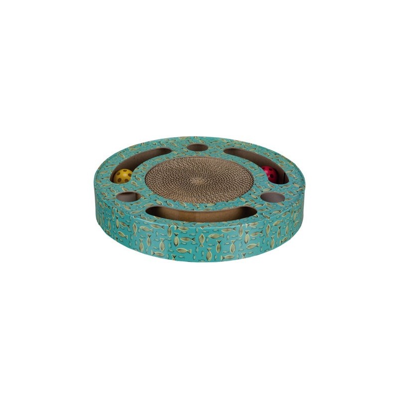 TRIXIE Drapak owalny z zabawkami (33cm)