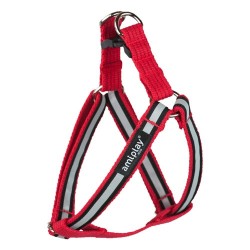 AMIPLAY Szelki regulowane Cotton Shine - Czerwone XL