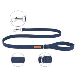 AMIPLAY Smycz Cotton - Granatowa L