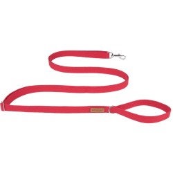 AMIPLAY Smycz regulowana Easy Fix Cotton - Czerwona S