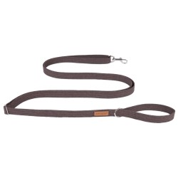 AMIPLAY Smycz regulowana Easy Fix Cotton - Brązowa L