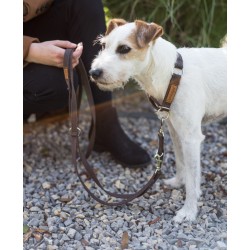 AMIPLAY Smycz regulowana 6 in 1 Cotton - Czarna L