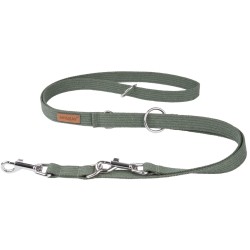 AMIPLAY Smycz regulowana 6 in 1 Cotton - Khaki XL