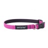 AMIPLAY Obroża regulowana Twist - Różowa S (20-35 x 1cm)