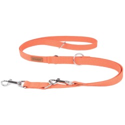 AMIPLAY Smycz regulowana 6 in 1 Cotton - Pomarańczowa XL