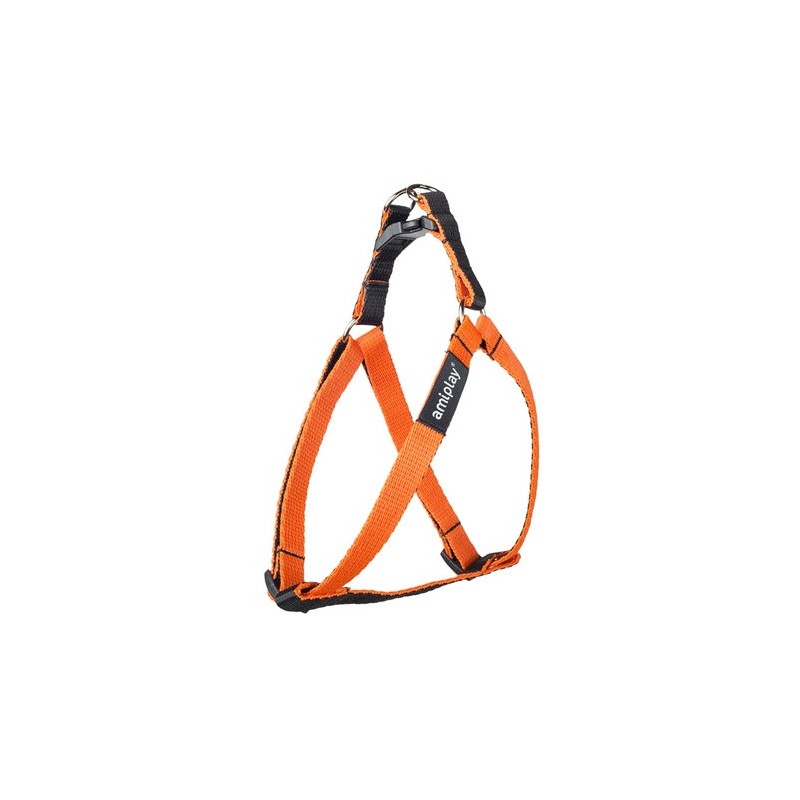 AMIPLAY Szelki regulowane Twist - Pomarańczowe S