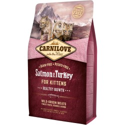 CARNILOVE CAT Grain-Free Salmon and Turkey for Kittens - Łosoś i Indyk 400g