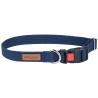 AMIPLAY Obroża regulowana z blokadą Cotton - Granatowa S (28-40 x 1,5cm)
