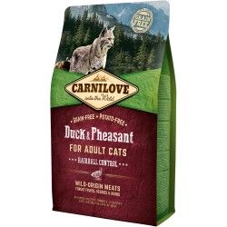 CARNILOVE CAT Grain-Free Duck and Pheasant Hairball Control - Kaczka i bażant 2x 6kg