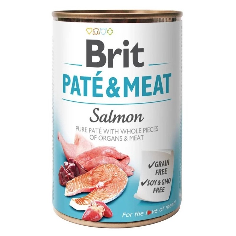 BRIT Paté & Meat Salmon 400g