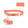 AMIPLAY Obroża półzaciskowa Cotton - Pomarańczowa L (32-50 cm x 2,5 cm)