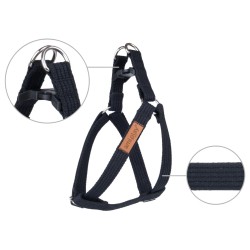 AMIPLAY Szelki regulowane Cotton - Czarne XL