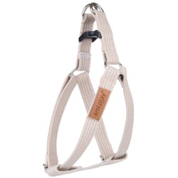 AMIPLAY Szelki regulowane Cotton - Beżowe L