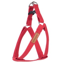 AMIPLAY Szelki regulowane Cotton - Czerwone M