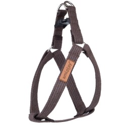 AMIPLAY Szelki regulowane Cotton - Brązowe XL